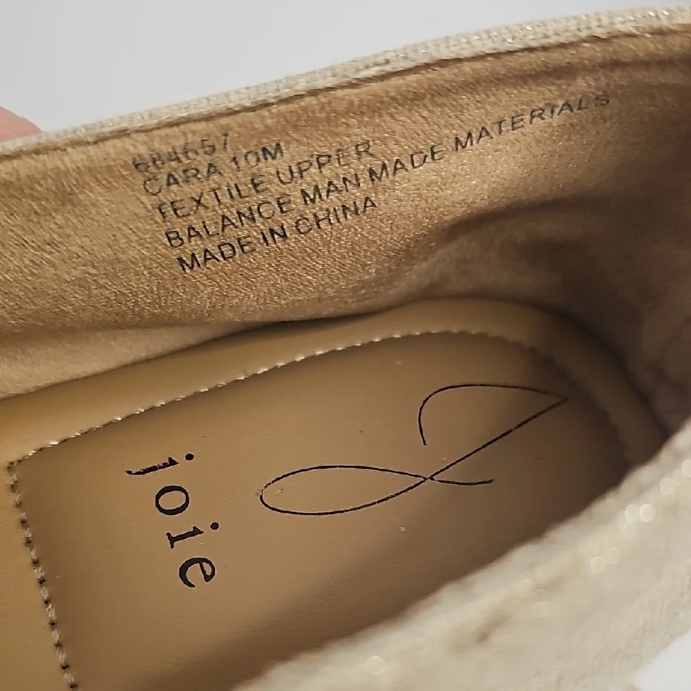 Joie‎ Women's Beige Slip-On Loafers Size 10 M